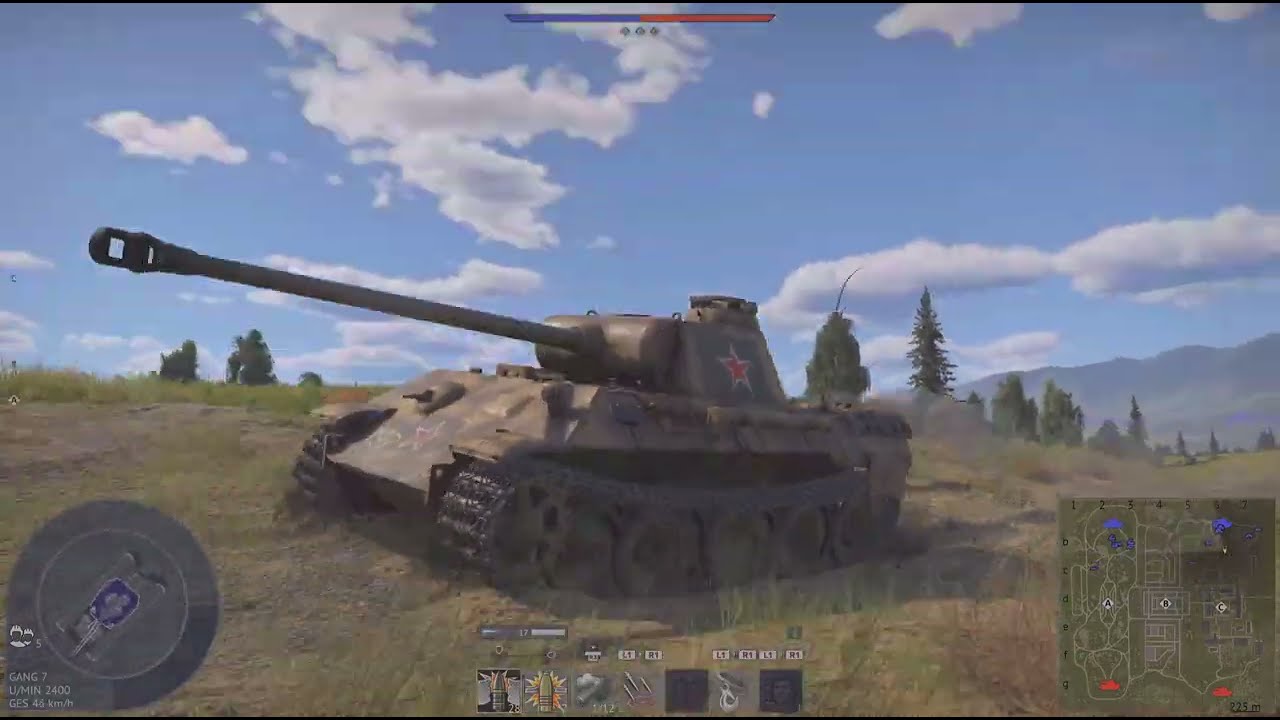 War Thunder soviet Panther TV nuke - 16/0