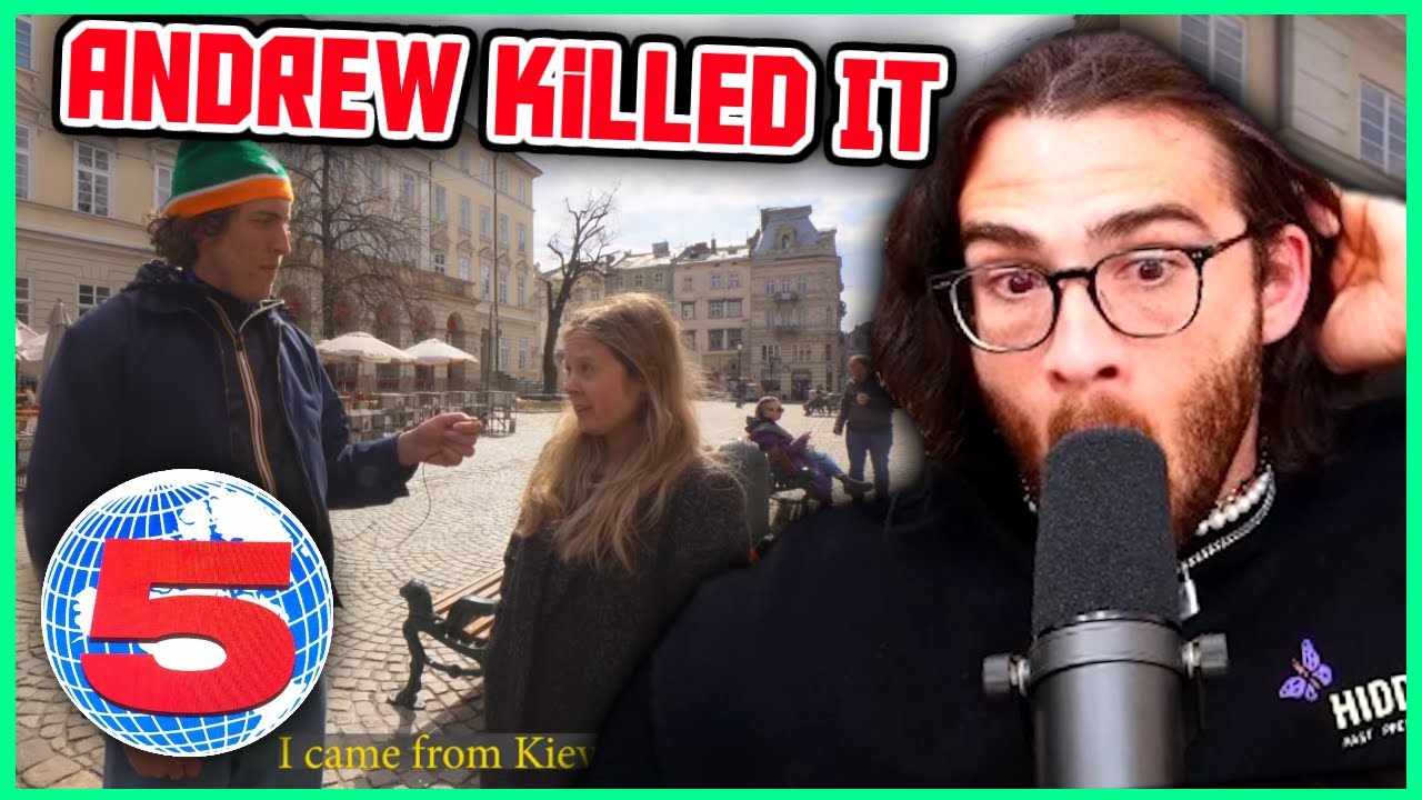 Hasanabi Reacts to War in Ukraine | Channel 5 with Andrew Callaghan