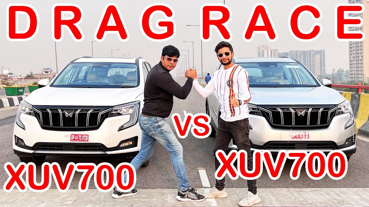 XUV700 PETROL VS XUV700 DIESEL Drag Race l Ayush SSM