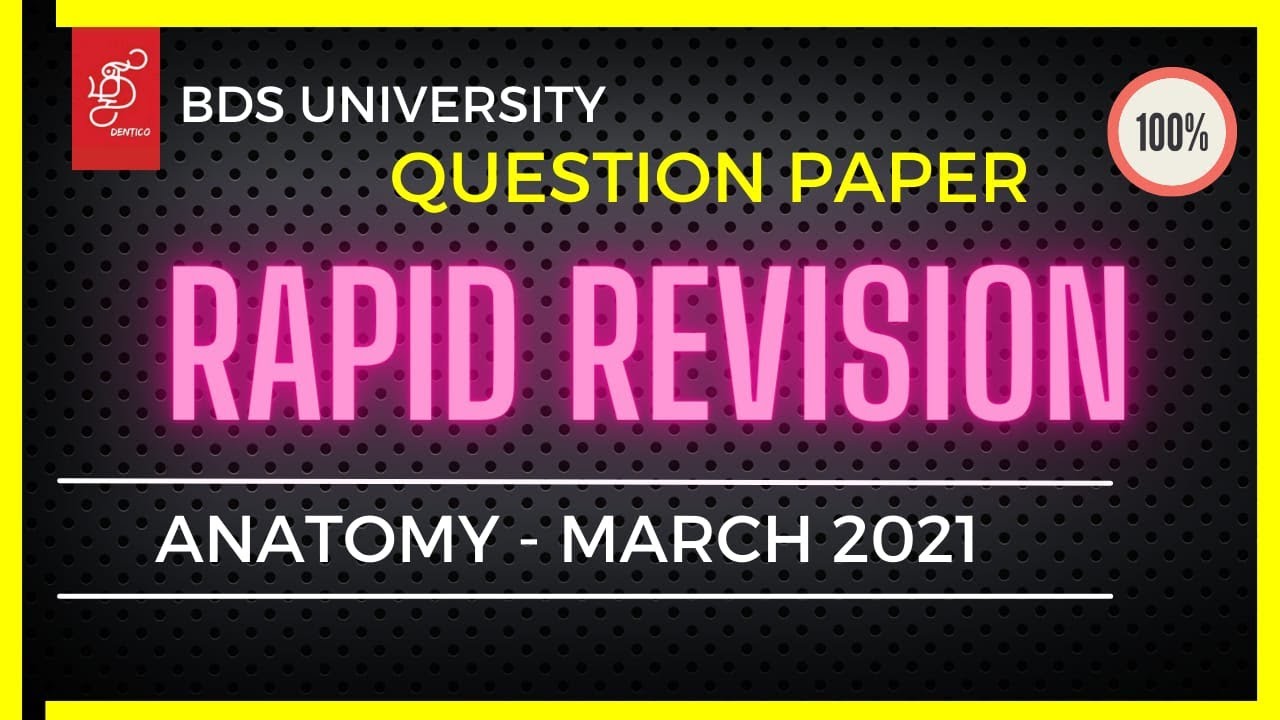 MGR UNIVERSITY QUESTION PAPER #ANATOMY |PREVIOUS ANATOMY QUESTION PAPER #Q&A #ANSWER #2021MARCH #AUG