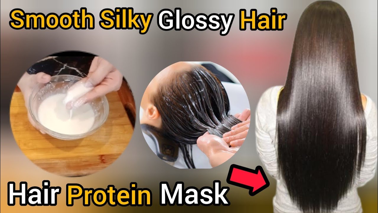 Hair Protein Mask For Dead , Damaged And Dry Hair | Hair Protein Mask Without Eggs