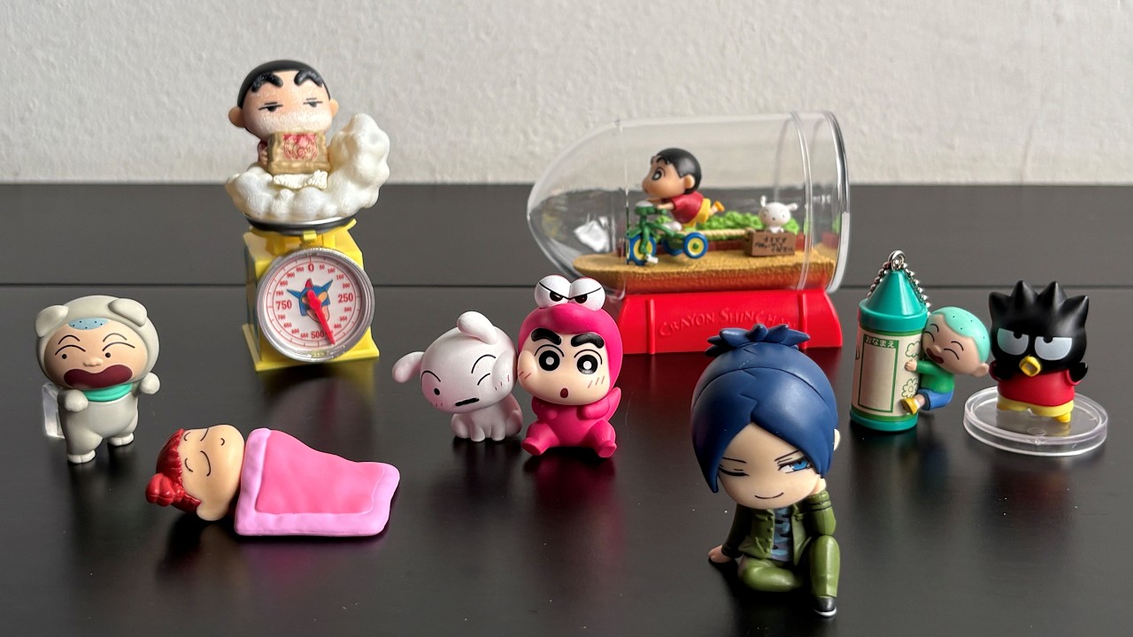 Opening Shin Chan & Hitman Reborn Gachapons & Blind Boxes… Too Cute!