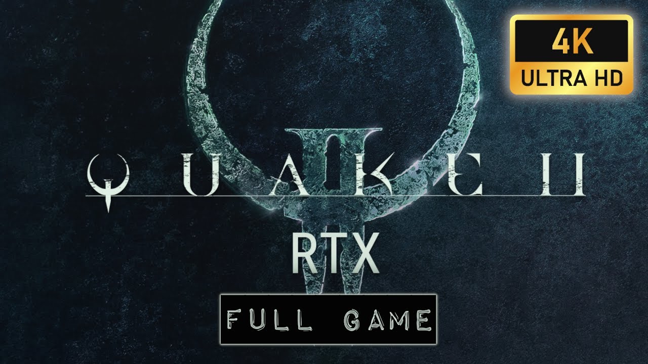 Quake II - RTX | Full Game | no commentary | 4k | RTX 4090