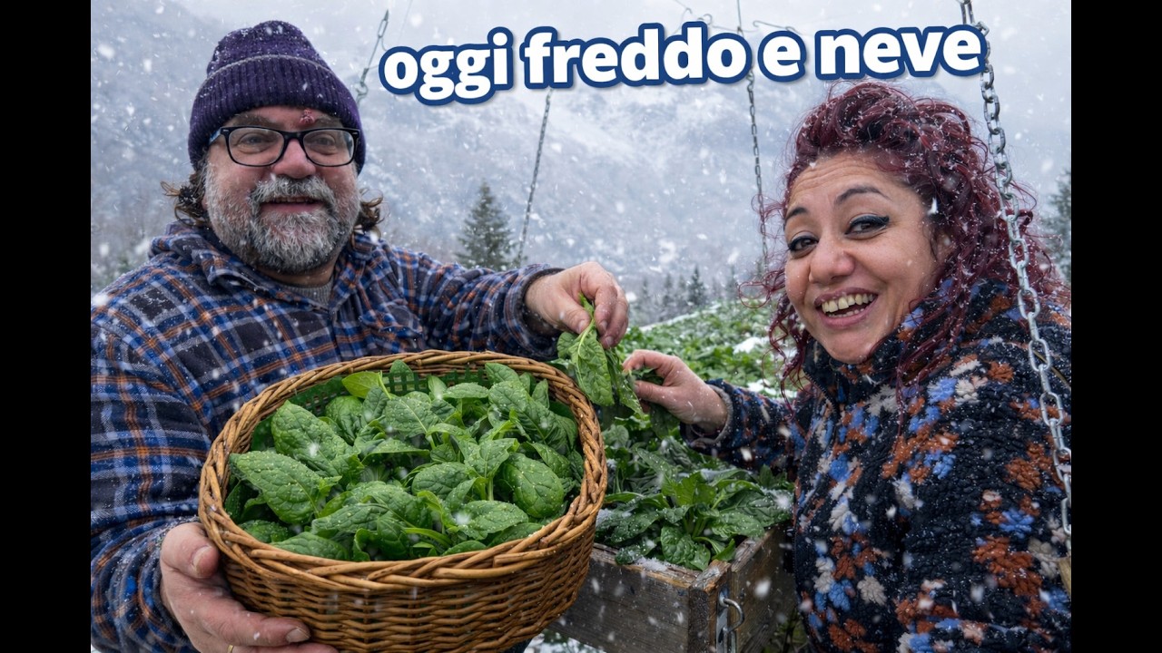 OGGI FREDDO E NEVE #fattoria #neve #montagna #vitainmontagna #natura #vitaincampagna #farm #animali