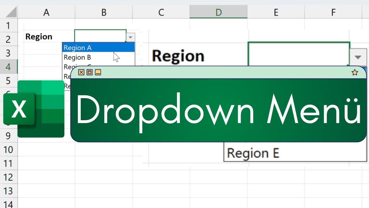 Dropdown Men&uuml;s einfach in Excel erstellen