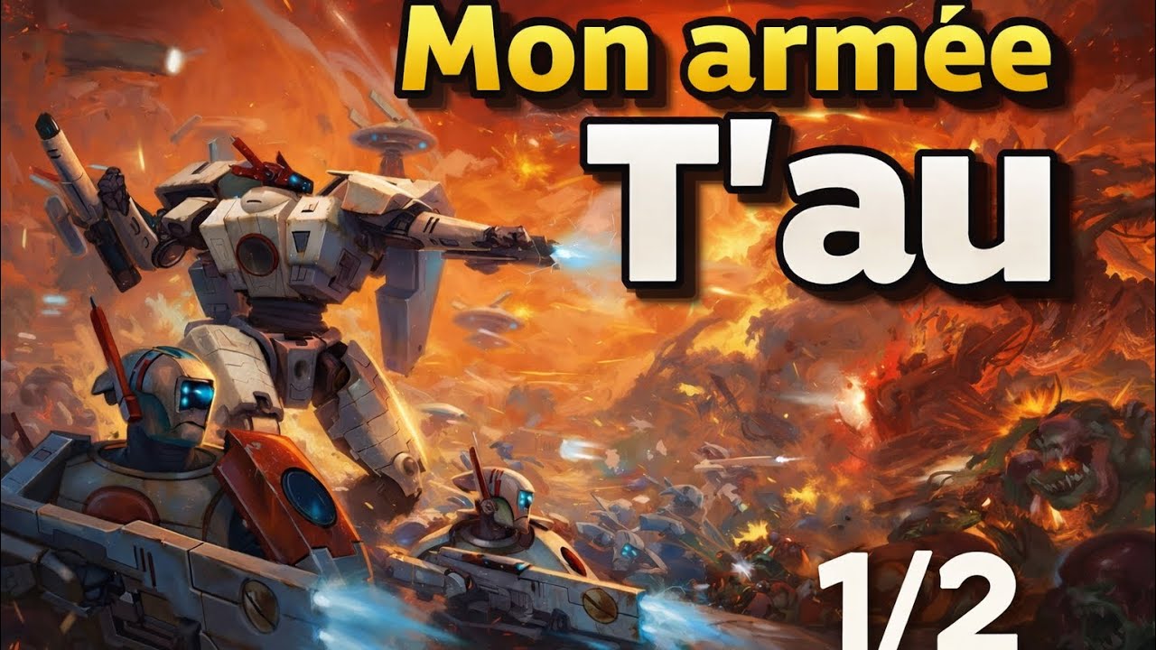Mon armée de 1000 points t’au! 1/2 #peinture #figurine #warhammer40k #tauempire #hobby 