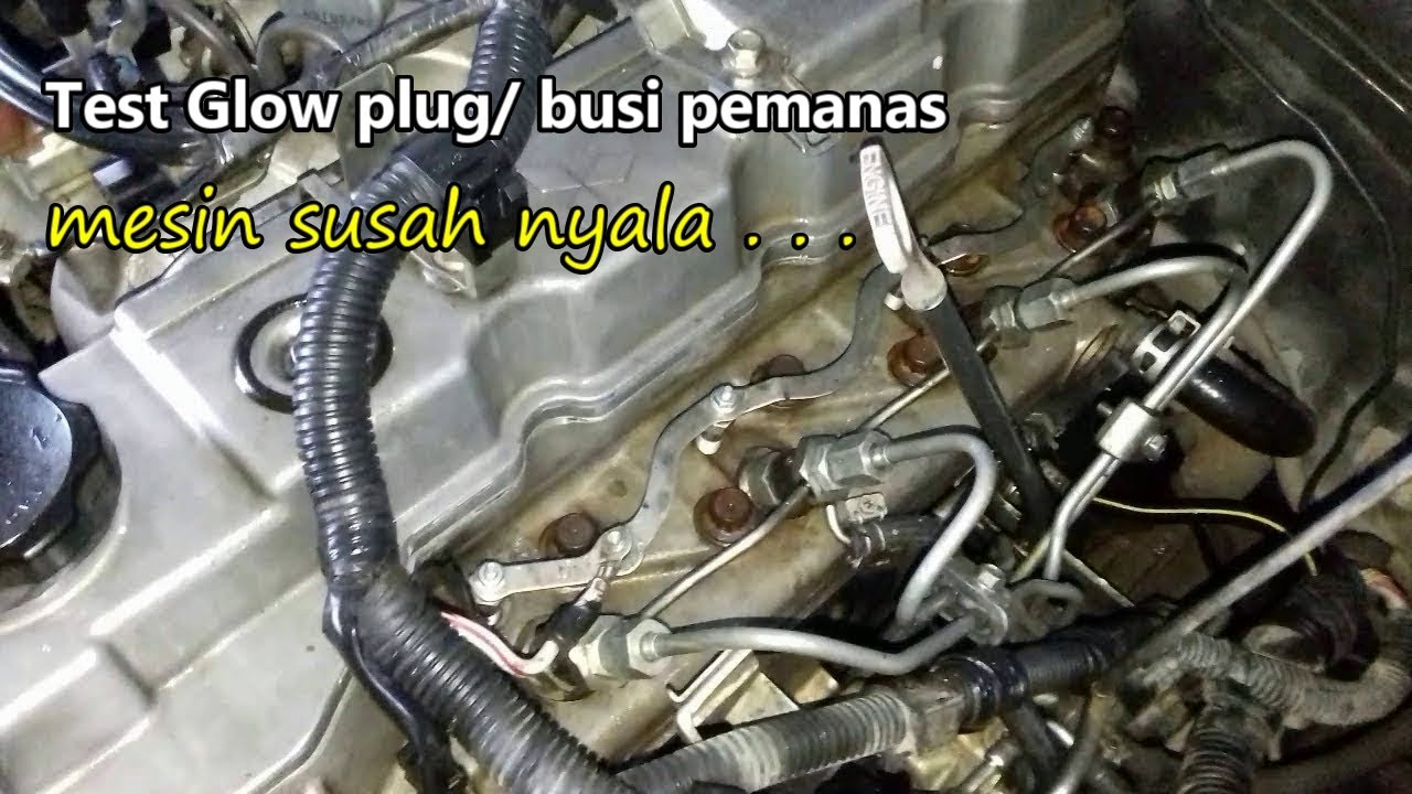 Mobil susah hidup pagi hari/ glow plug diesel test