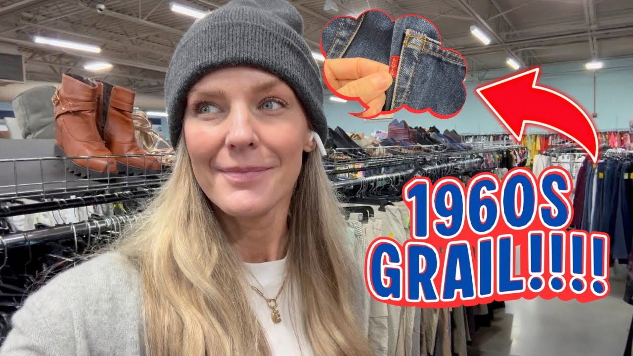 I've NEVER Found A Pair MORE Valuable! Thrifting 60 Year Old Vintage Clothing!