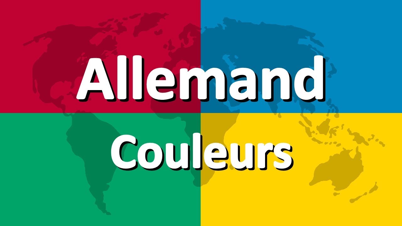 Apprendre l'allemand partie 3 | Couleurs