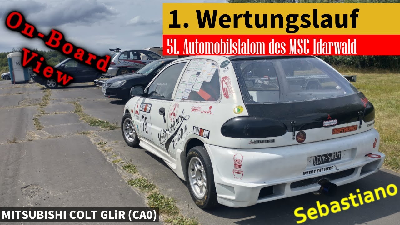 [Sebastiano] Guter Start aber dann verschalten - 51. Automobilslalom des MSC Idarwald - 1. Lauf