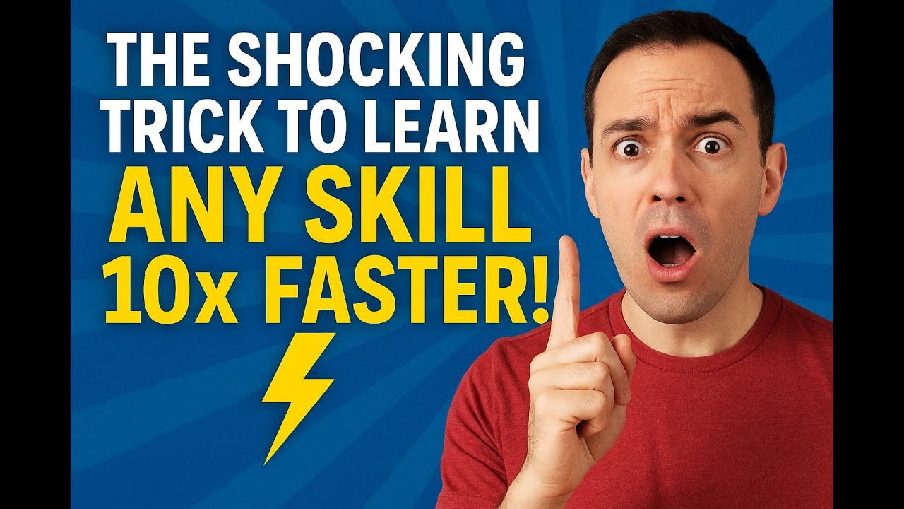 The Shocking Trick To Learn ANY Skill 10x Faster!