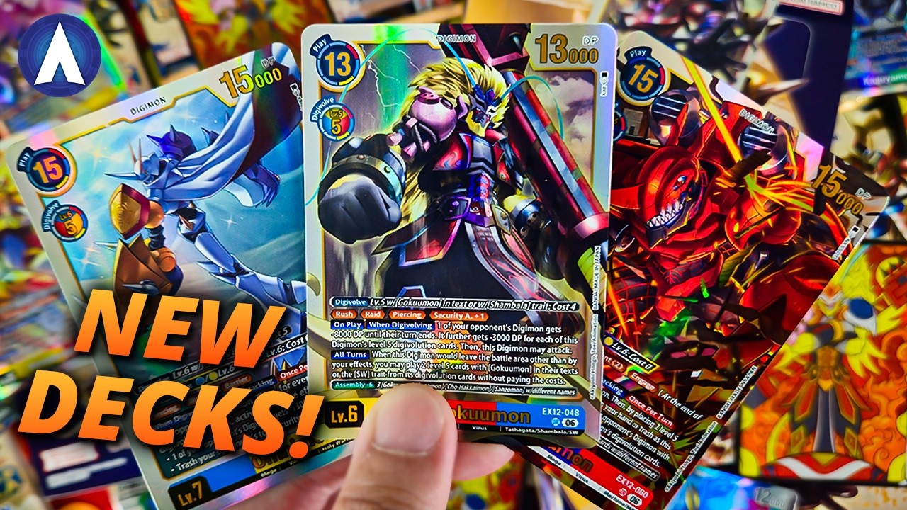 BEST *NEW* DECKS!!! EX12 Digital World Shambala 2026! | Digimon Card Game & TCG