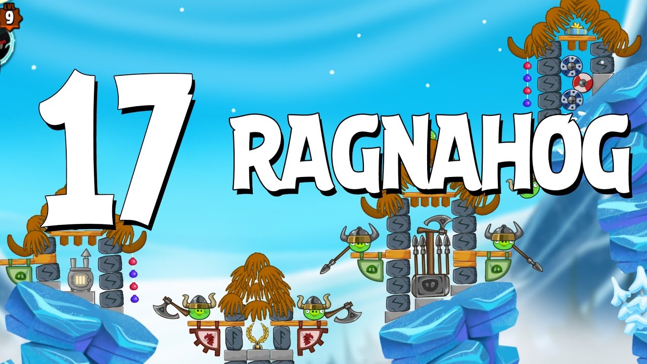 Angry Birds Seasons Ragnahog Level 1-17 Walkthrough 3 Star