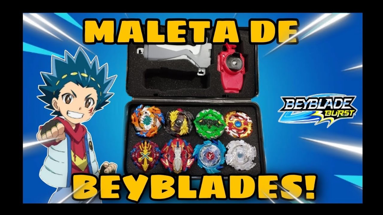 ABRINDO MALETA DE BEYBLADES! (Review) | Mania Beyblade