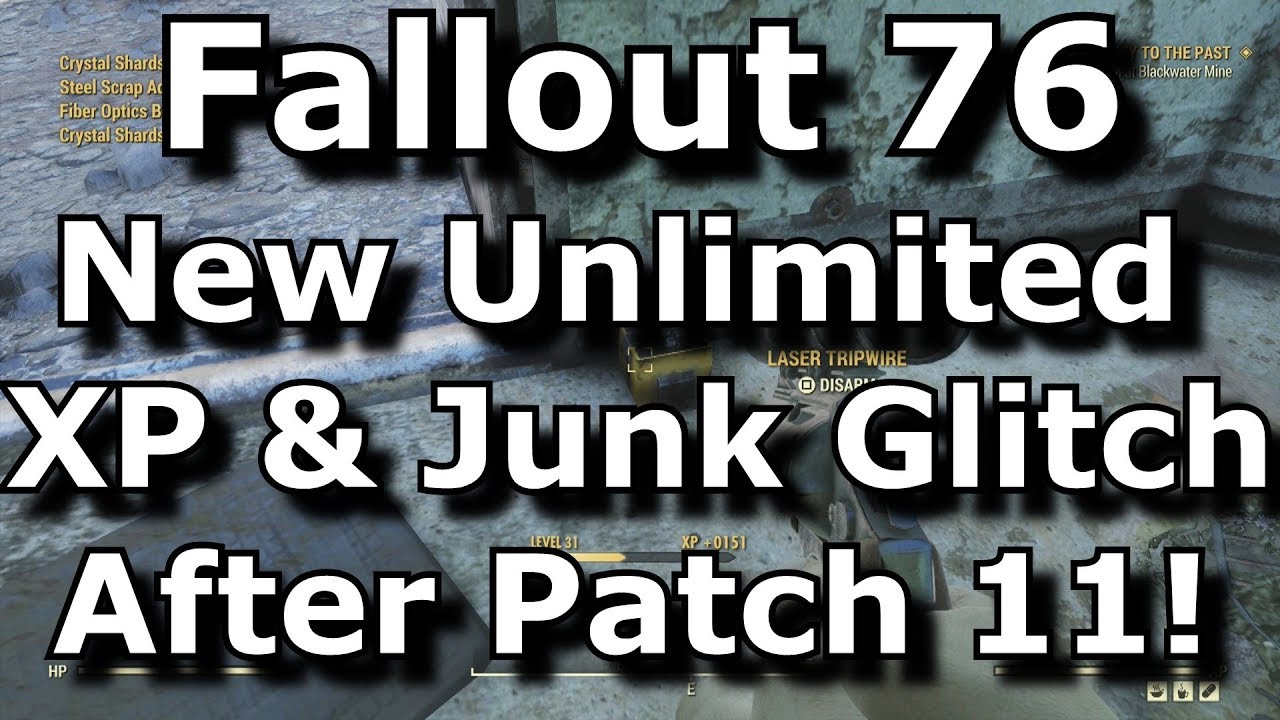 Fallout 76 New Unlimited XP & Junk Glitch After Patch 11! Disarm Trap Exploit! (Fallout 76 Glitches)