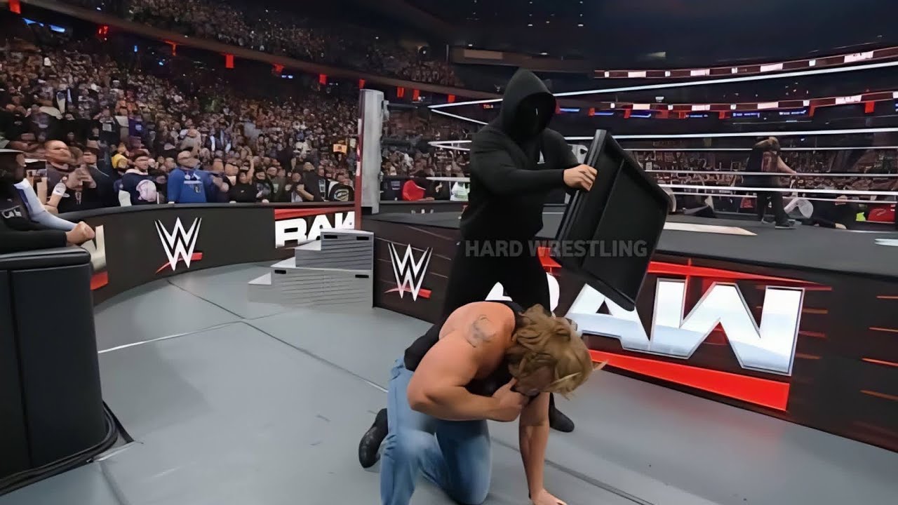 The Masked Man attack Brock Lesnar WWE Raw Highlights Today 2/2/26