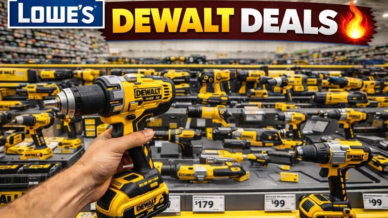 Lowe&rsquo;s DeWalt Tools 2026 🔥 Power Tool Deals [POV ASMR]