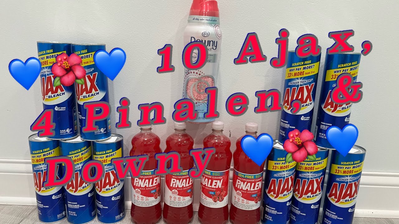💙🌺💙 10 Ajax, 4 Pinalen, & Downy *Rinse & Clean Up Included* 💙🌺💙