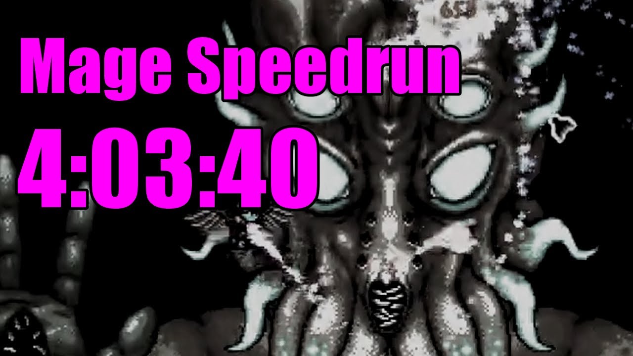 Magic only MoonLord speedrun 4:03:40 [Master, Hardcore]