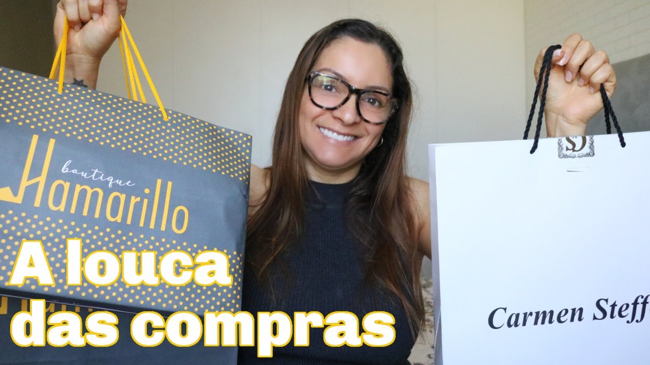DEI A LOUCA NAS COMPRAS | comprinhas de inverno