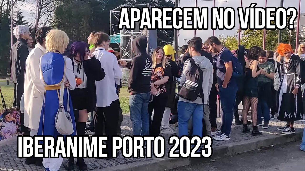 FÃS DE ANIME EM PORTUGAL EM PESO NO IBERANIME PORTO 2023