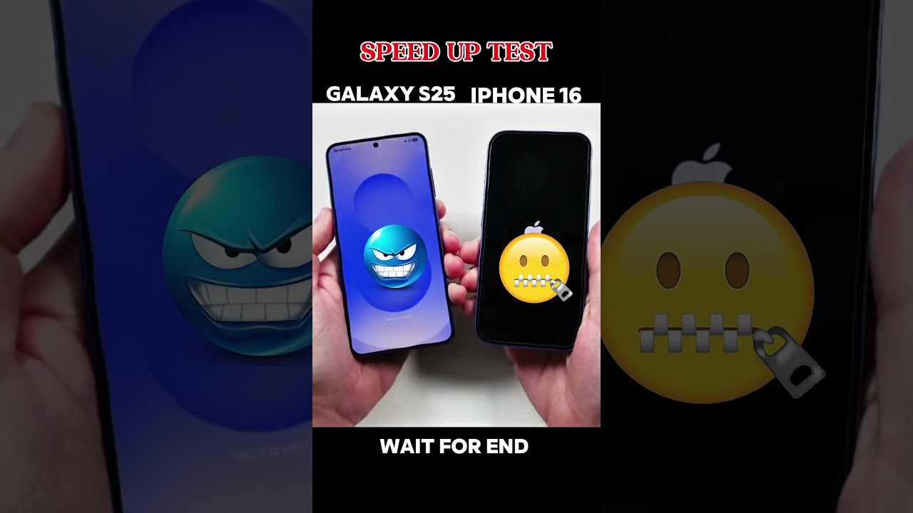 Galaxy S25 vs iPhone 16 – Speed Test Battle 🔥 | Who Wins?