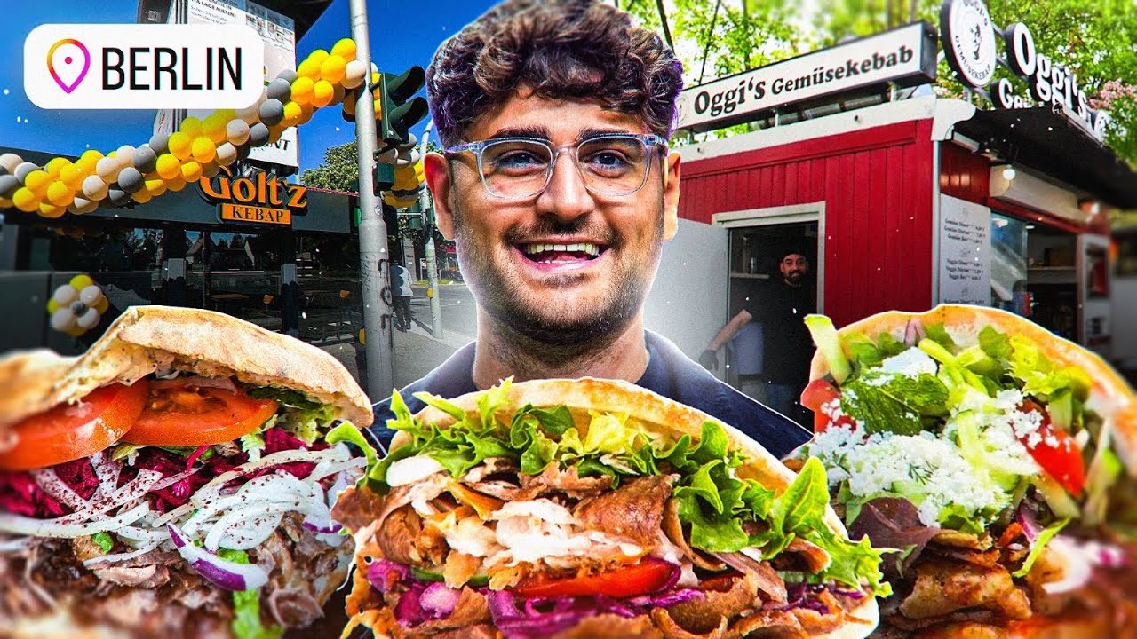 DAS SIND DIE BESTEN DÖNERSPOTS IN BERLIN! 🥙XXL DÖNER FOODTOUR MIT HAKKI!😋