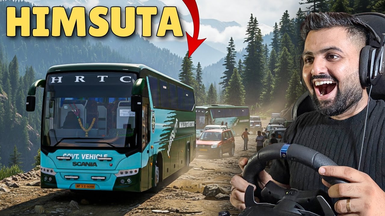 HRTC BUS Takes EXTREME RISKS On Treacherous Mountain Roads