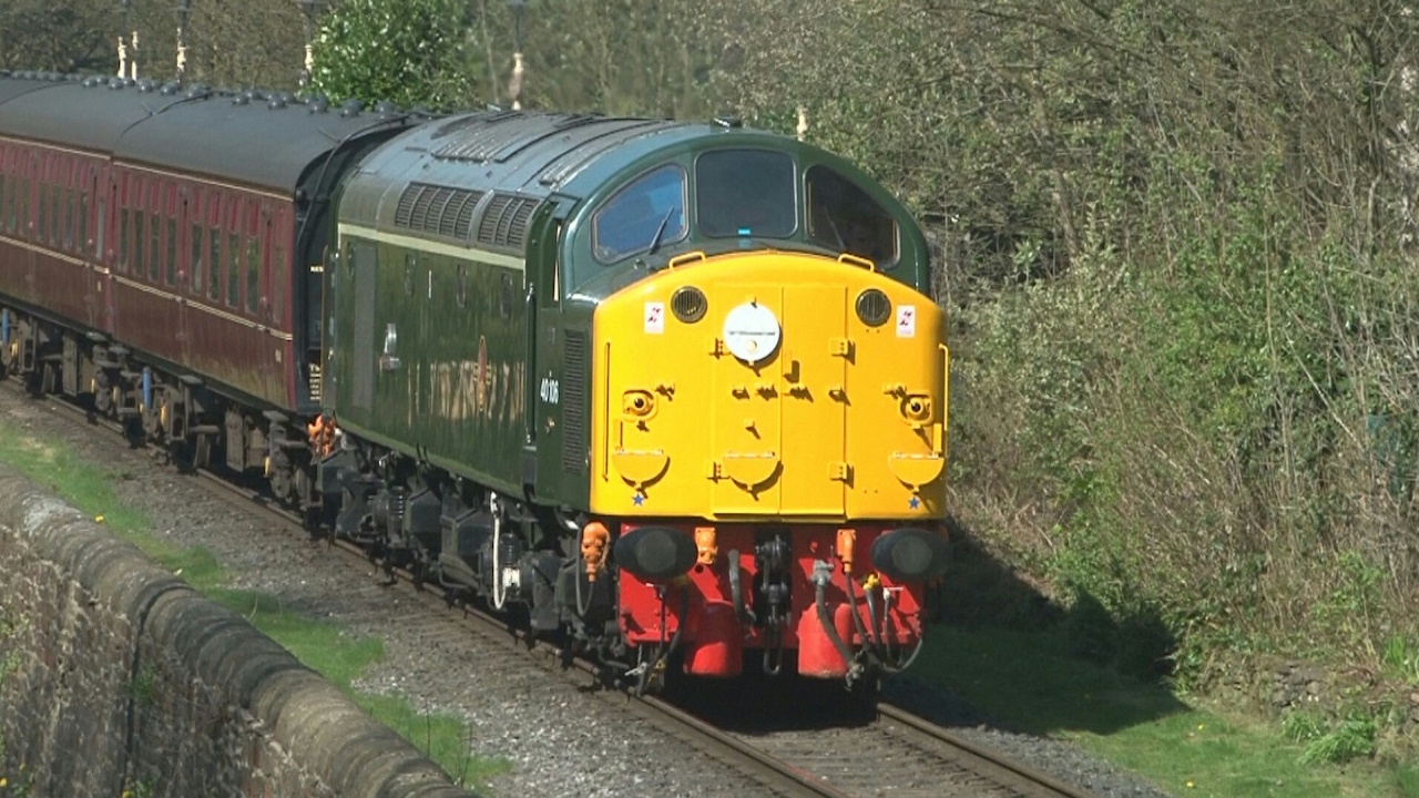 Summerseat ELR with 40106/Crab & DMU 8/4/17  LOCO TV UK