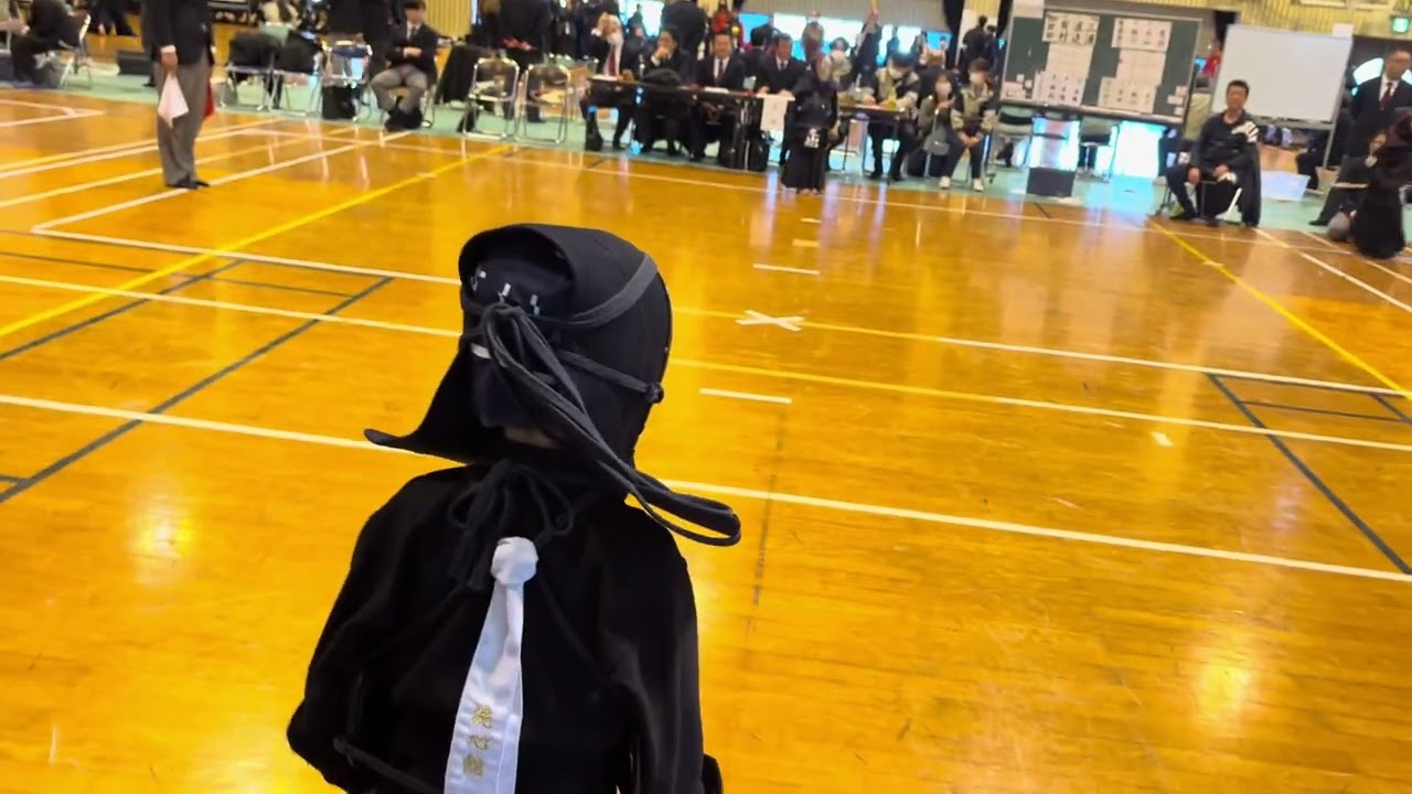 タイヨー低学年B vs育英館B先鋒京田　次鋒福山　大将尾下