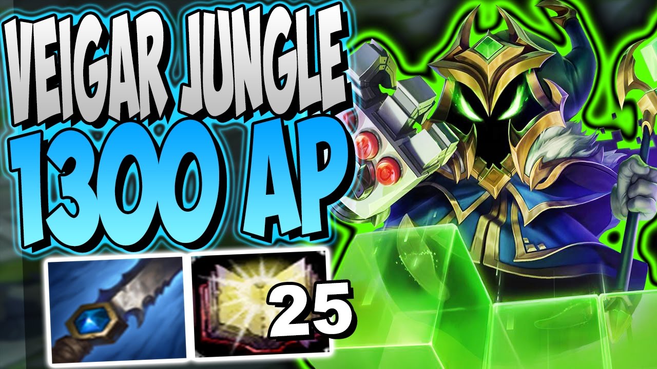 SE FALAR QUE NÃO É BOM, MENTIU ! - VEIGAR 1300 AP JUNGLE GAMEPLAY - Festinha do Rodil