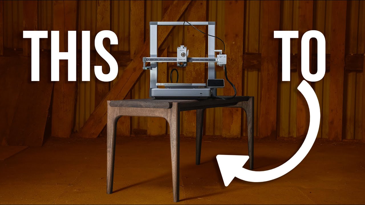 Using a 3d printer to make furniture