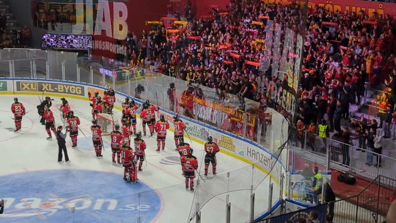 Lule&aring; Hockey, farewell #20 Jack Connolly, #16 Niklas Olausson and #21 Juhani Tyrv&auml;inen. 💛❤️🖤 240327