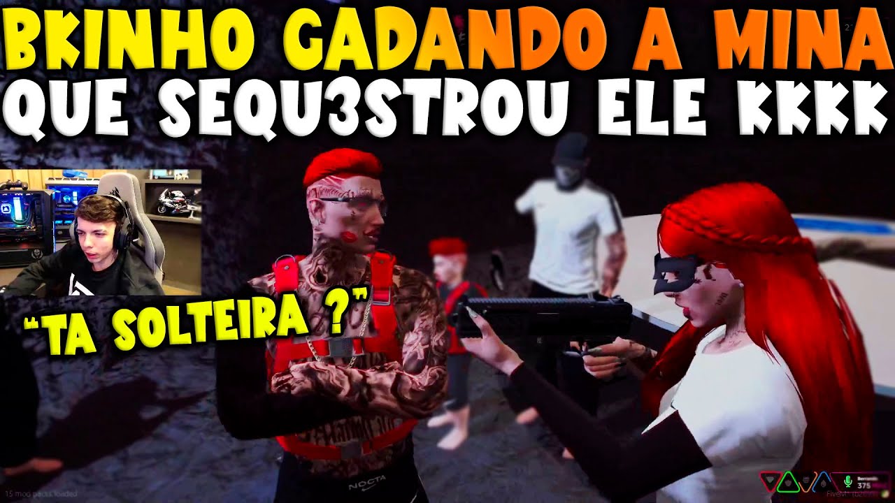BKINHO GADANDO A MINA QUE SEQU3STROU ELE KKKKKKKKKKKK #bkinho #gtarp #clipadasgtarp #hype
