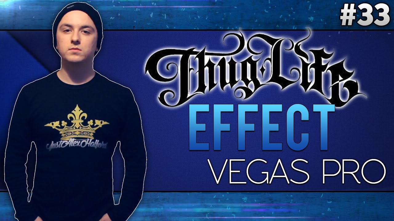 Sony Vegas Pro 13: How To Make The 'Thug Life' Effect - Tutorial #33