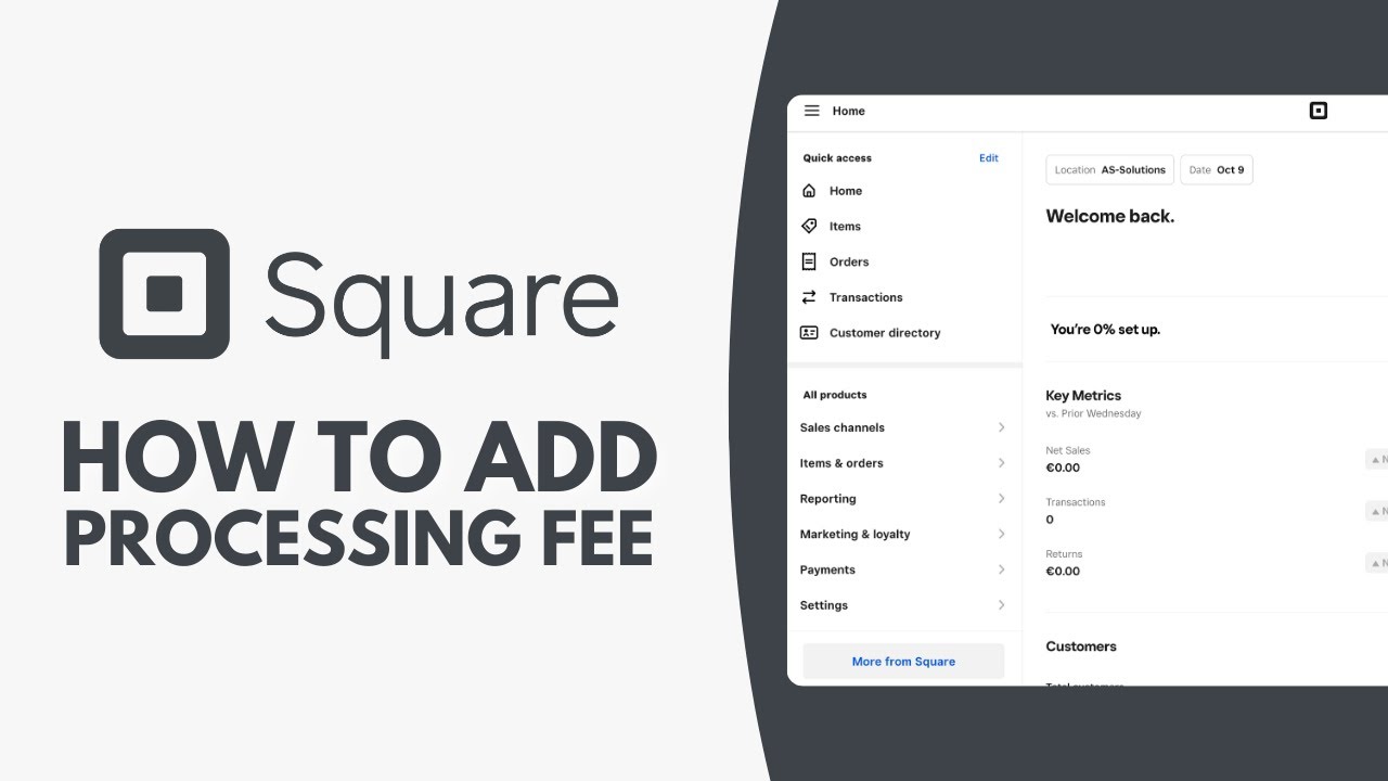 Как добавить комиссию за обработку в Square &mdash; шаг за шагом