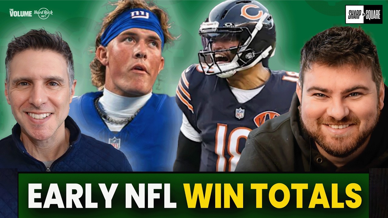 EARLY NFL SEASON WIN TOTALS Part 1: Mahomes' Injury Status, Eagles Outlook & Josh Allen Value