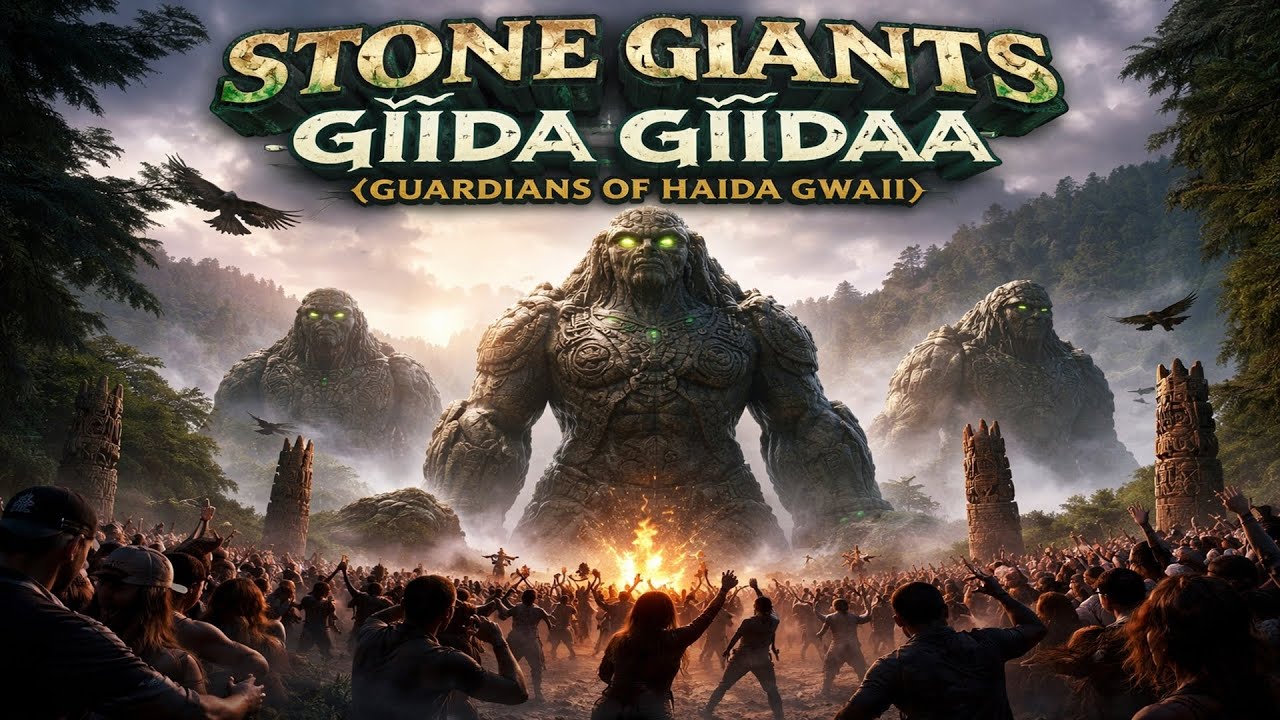 Stone Giants — G̱íida Gíidaa (Guardians of Haida Gwaii) | Canada Mythic Dance-Rap Anthem 2026