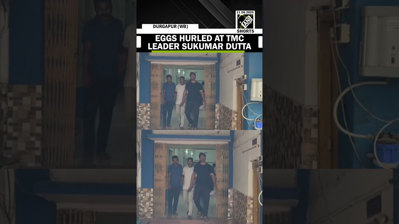 Eggs hurled at TMC leader Sukumar Dutta ahead of court hearing in Durgapur