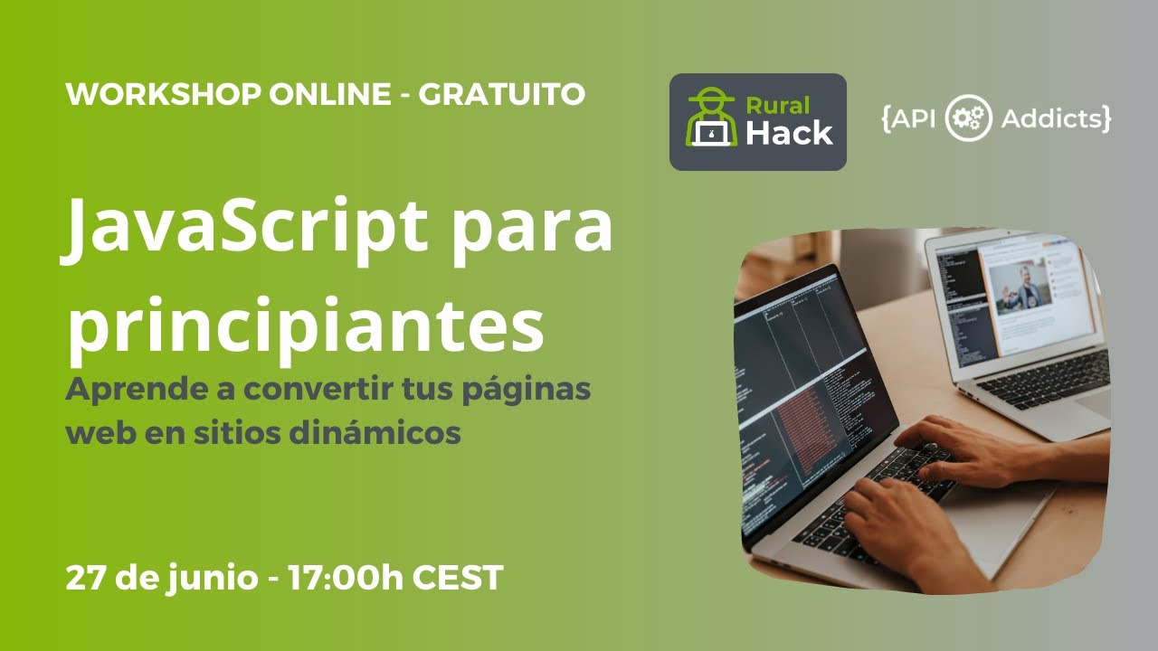 Workshop gratuito: JavaScript para Principiantes - Rural Hack