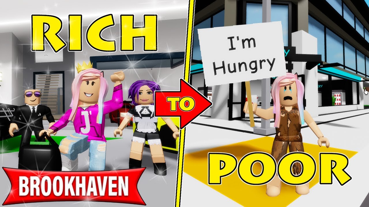 Janet goes from RICH to POOR in Brookhaven! | Roblox Roleplay