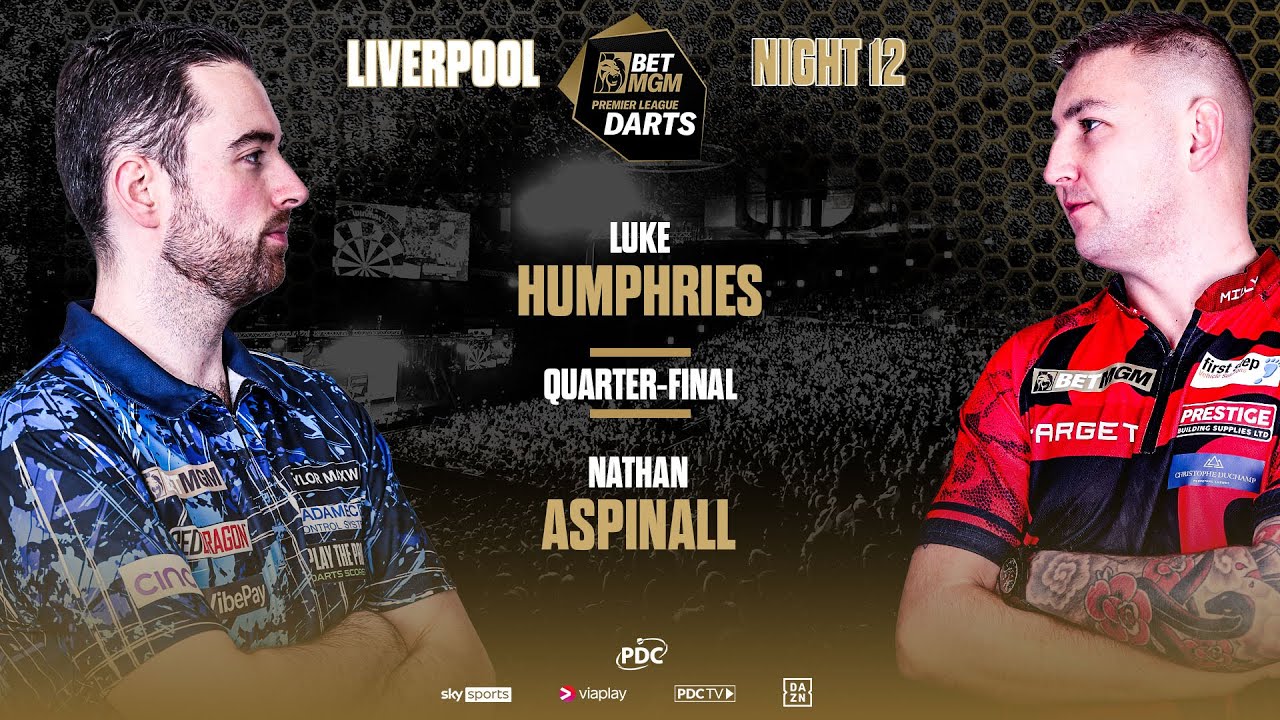 PDC Darts Premier League 2025 - Night 12 - 2025 04 24 - Luke Humphries vs Nathan Aspinall HUN
