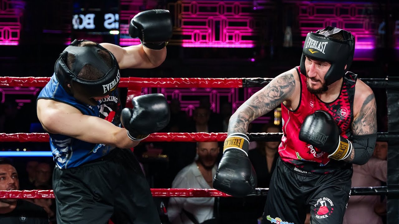 Walka Marcin KUR 🇵🇱 vs Stanislav UZDYHAN 🇺🇦               @biznesboxingpolska  🥊