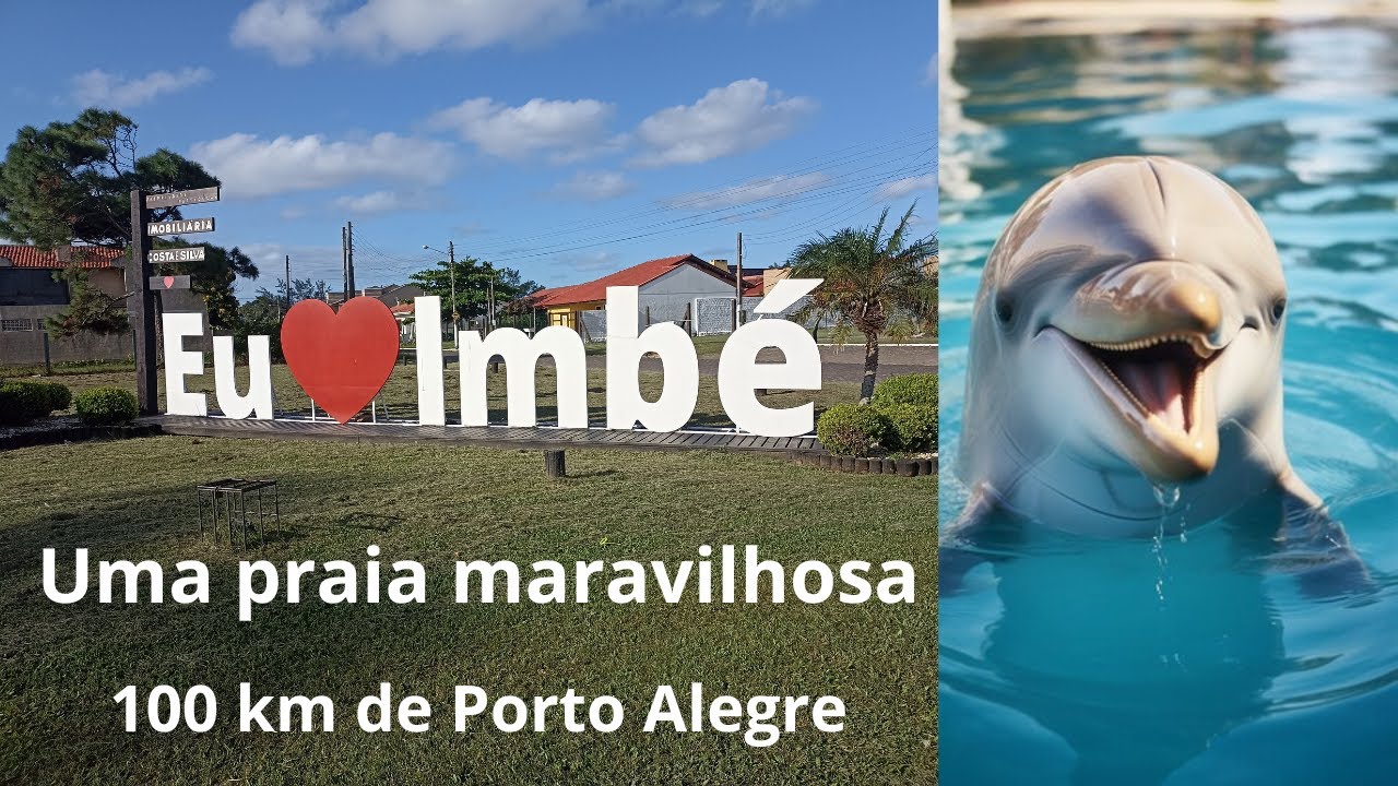Imbé RS - Uma praia maravilhosa no litoral norte do RS.