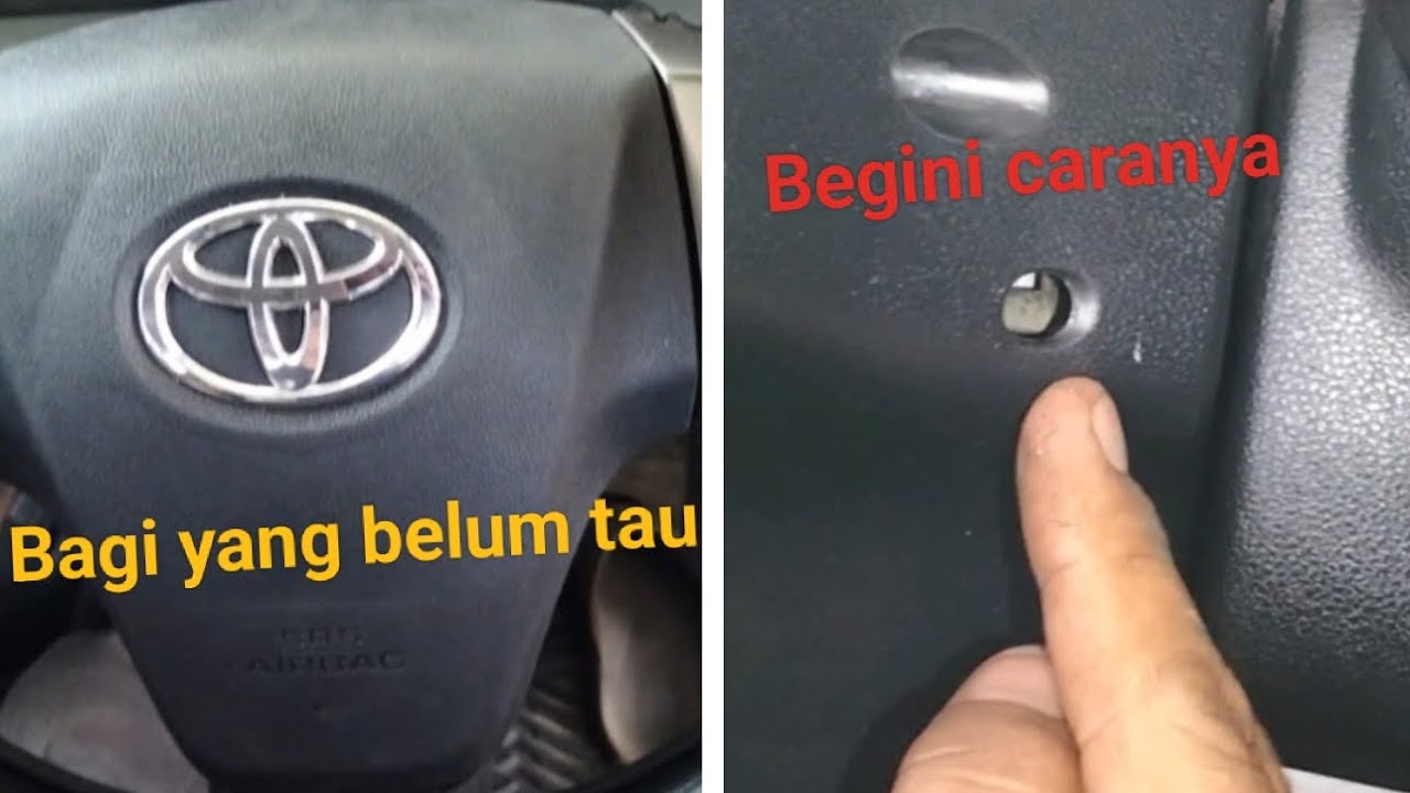 Cara Melepaskan Cover Klakson | Toyota Avanza Veloz