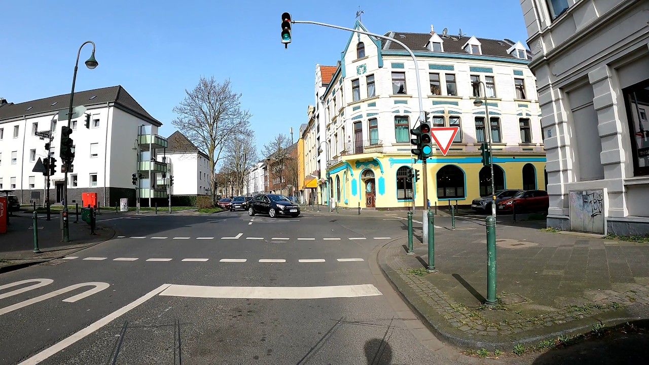 [4K] Велоспорт в Дюссельдорфе | Герресхайм