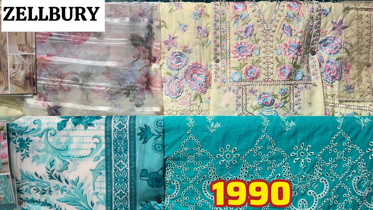 ZELLBURY New Collection 2026😍Zellbury Eid Unstitched Collection 2026😍Sale Price 