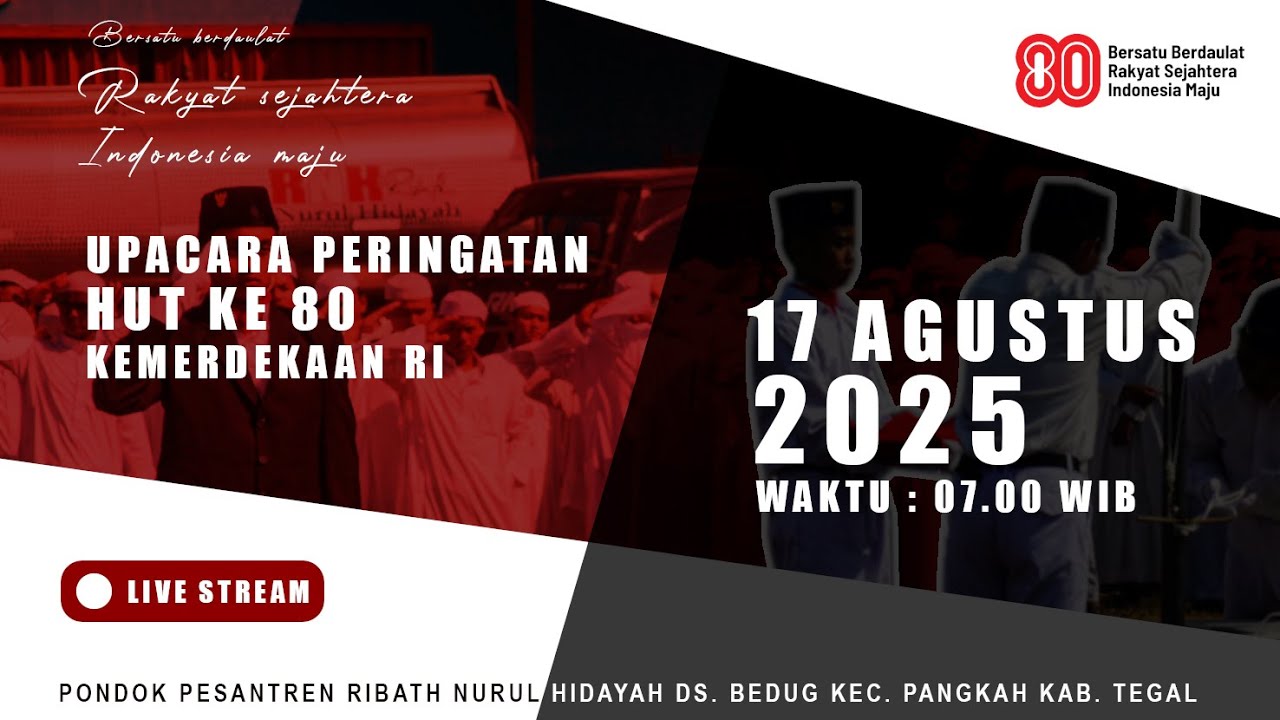 LIVE | UPACARA PERINGATAN HUT RI KE 80 HUT KEMERDEKAAN RI