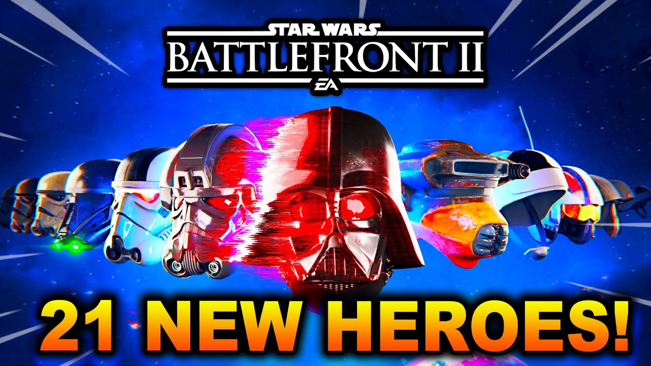 This Mod Adds 21 NEW HEROES! Into Star Wars Battlefront 2!
