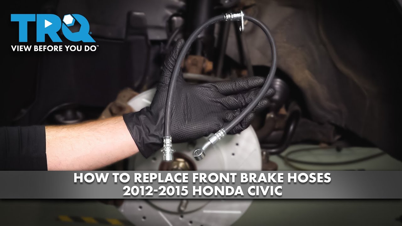 How to Replace Front Brake Hoses 2012-2015 Honda Civic